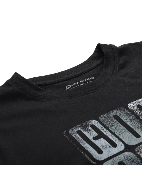 ALPINE PRO Pánske rýchloschnúce tričko s cool dry ALPINE PRO BOLEN 2 black varianta pa