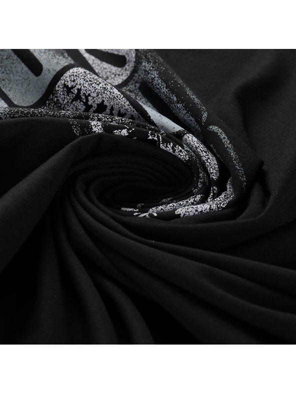 ALPINE PRO Pánske rýchloschnúce tričko s cool dry ALPINE PRO BOLEN 2 black varianta pa