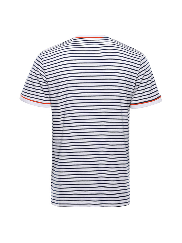 ALPINE PRO Pánske bavlnené tričko s meniacim sa potlačou ALPINE PRO NAMOR moonlit ocean