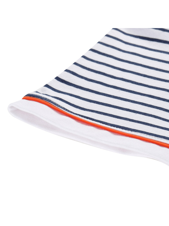 ALPINE PRO Pánske bavlnené tričko s meniacim sa potlačou ALPINE PRO NAMOR moonlit ocean