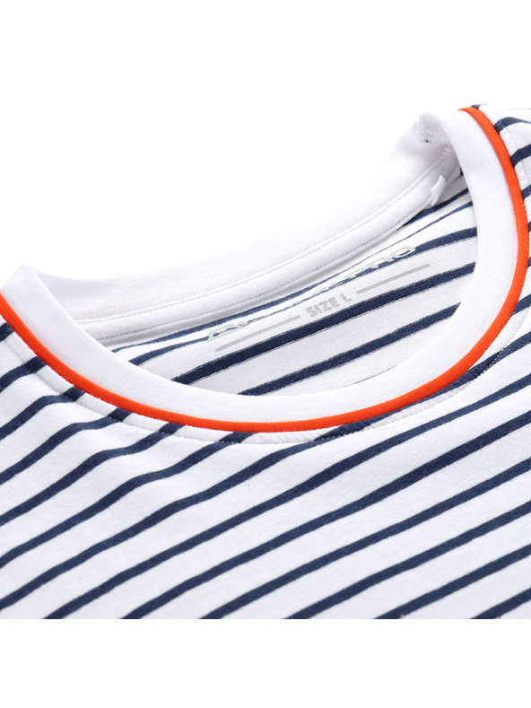 ALPINE PRO Pánske bavlnené tričko s meniacim sa potlačou ALPINE PRO NAMOR moonlit ocean