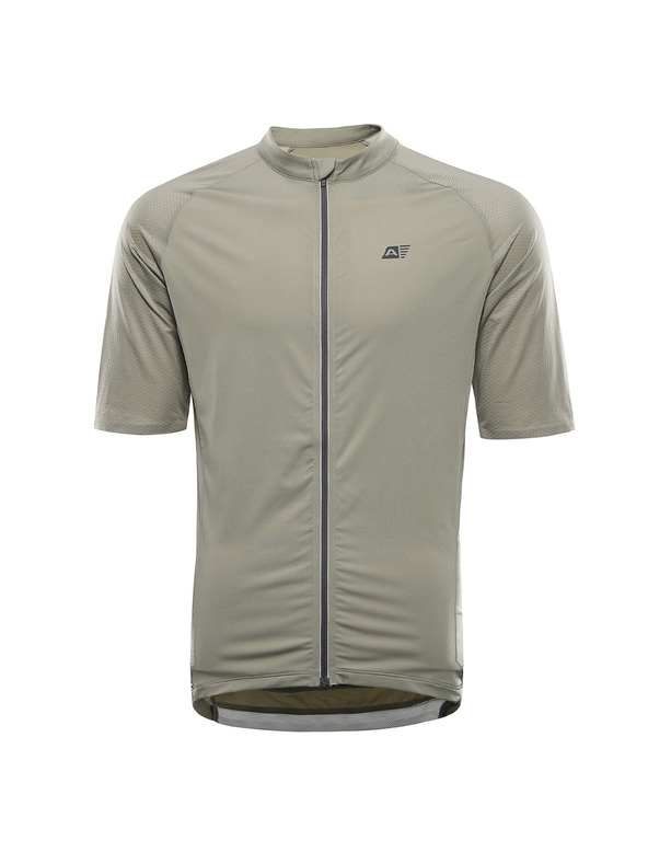 ALPINE PRO Pánsky cyklistický dres s cool dry ALPINE PRO SAGEN 2 abbey stone