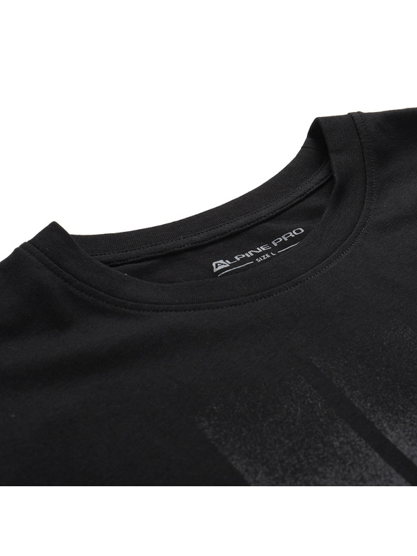 ALPINE PRO Pánske rýchloschnúce tričko s cool dry ALPINE PRO BOLEN 2 black varianta pb