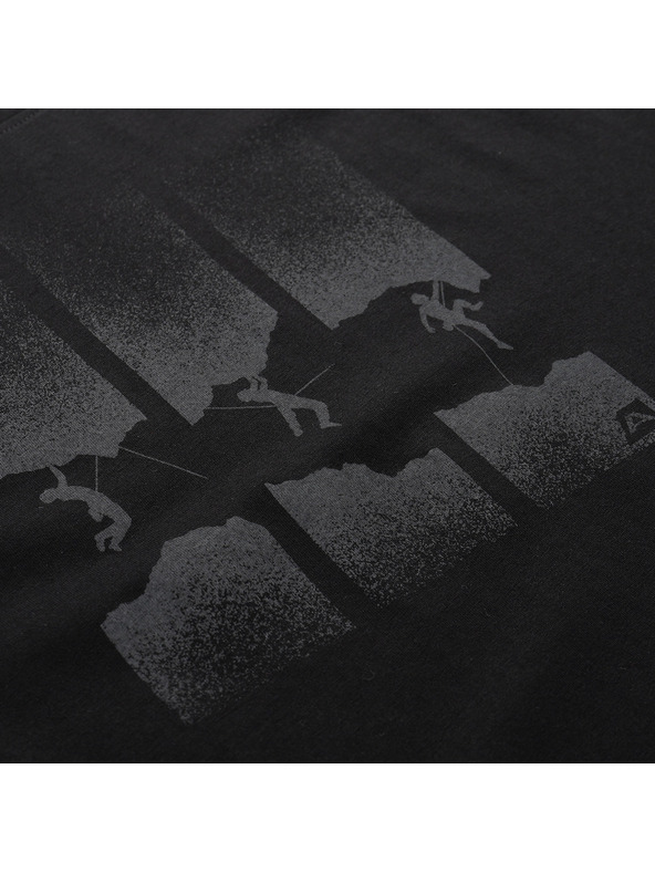 ALPINE PRO Pánske rýchloschnúce tričko s cool dry ALPINE PRO BOLEN 2 black varianta pb