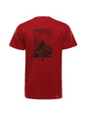 ALPINE PRO Pánske tričko z nemačkavého materiálu ALPINE PRO NOGER cardinal varianta pb