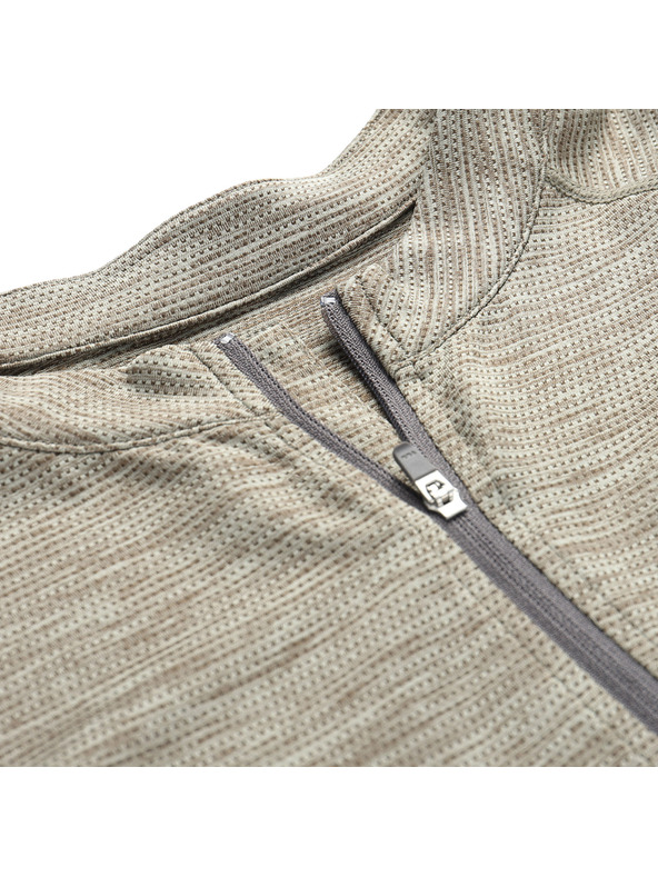 ALPINE PRO Pánske rýchlo schnutúce tričko ALPINE PRO GERET 3 stone gray