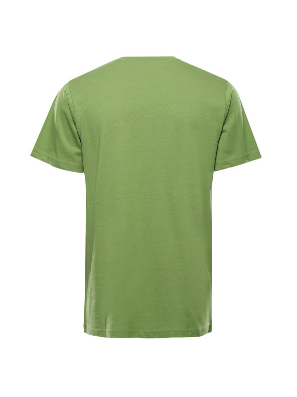 ALPINE PRO Pánske tričko z organickej bavlny ALPINE PRO TERMES 3 peridot varianta pa