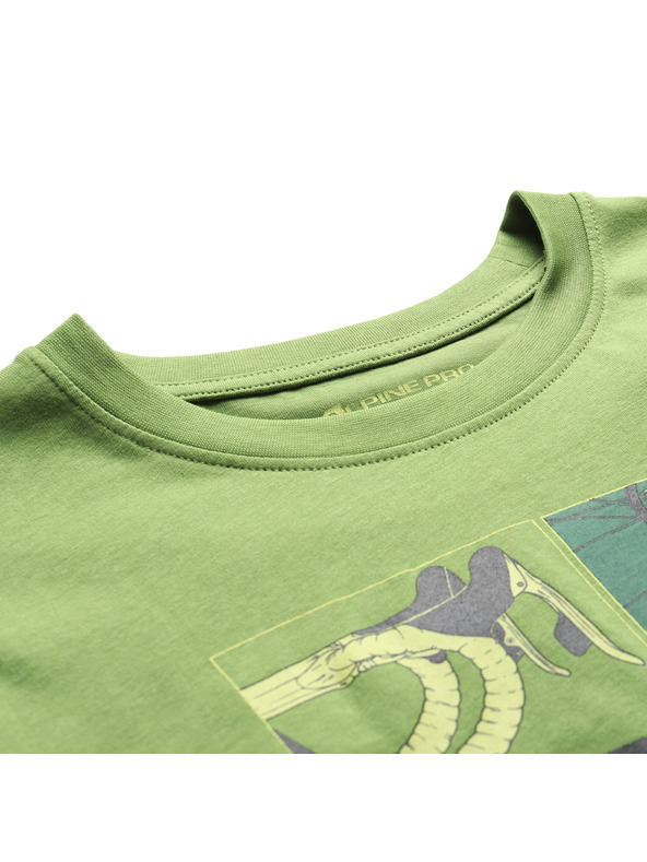 ALPINE PRO Pánske tričko z organickej bavlny ALPINE PRO TERMES 3 peridot varianta pa