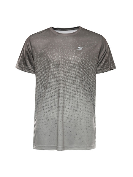 ALPINE PRO Pánske funkčné tričko s cool dry ALPINE PRO QUATR stone gray varianta pd