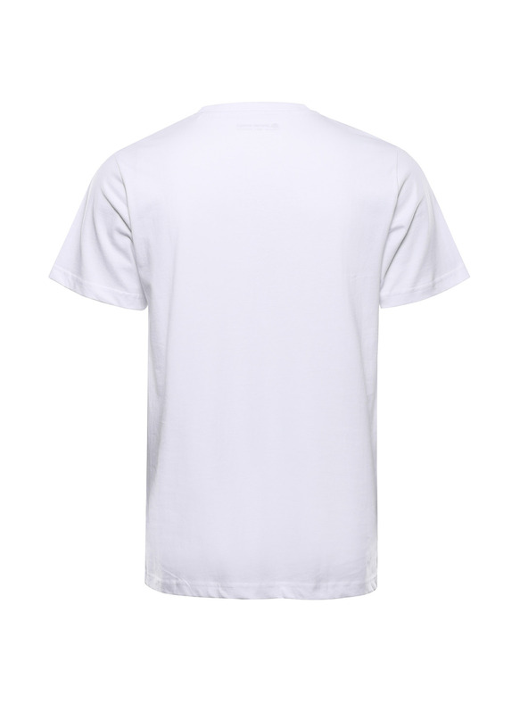 ALPINE PRO Pánske bavlnené tričko ALPINE PRO DOMEN white varianta pa