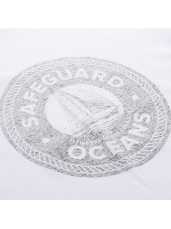 ALPINE PRO Pánske bavlnené tričko ALPINE PRO DOMEN white varianta pa