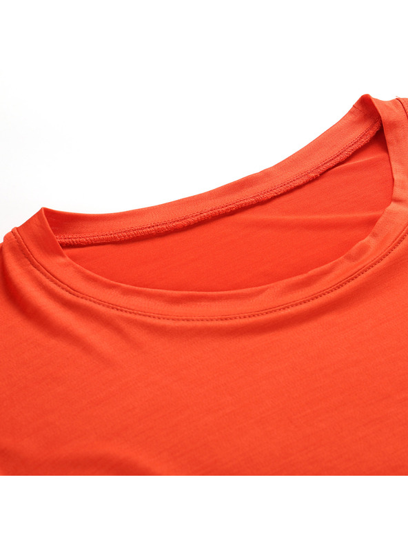 ALPINE PRO Pánske rýchloscehnúce tričko s cool dry ALPINE PRO BASIK orange.com