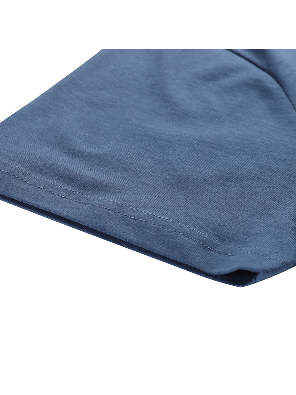 ALPINE PRO Pánske tričko z organickej bavlny ALPINE PRO TERMES 3 blue wing teal varianta pa