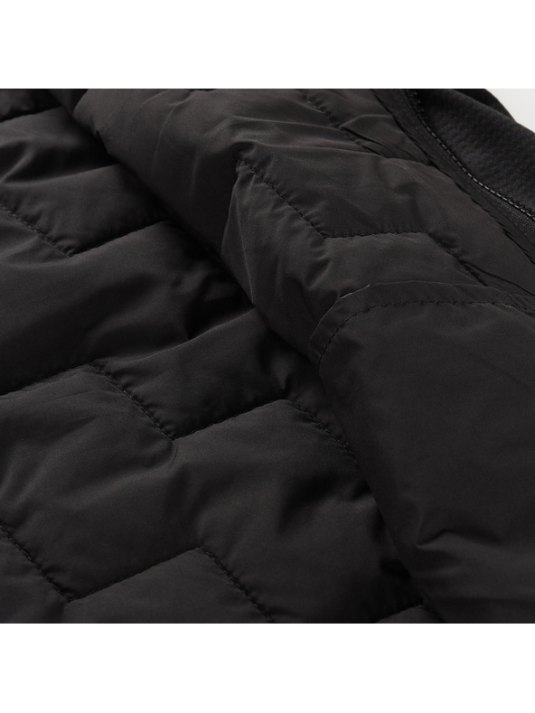 ALPINE PRO Pánska hrejivá vesta s merino výplňou ALPINE PRO NERC black