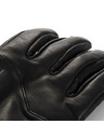 ALPINE PRO Lyžiarske kožené rukavice ALPINE PRO UWEQE čierna