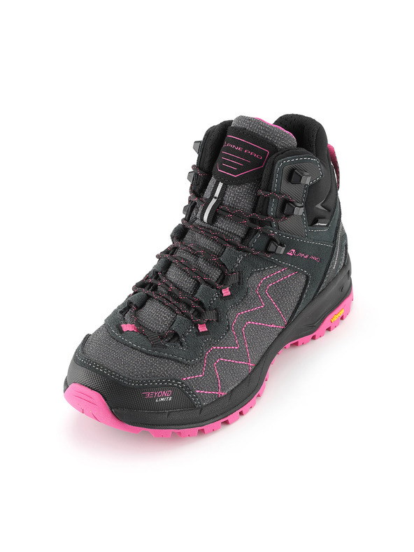ALPINE PRO Outdoorová obuv s ptx membránou ALPINE PRO CERNE 2 dk.true gray