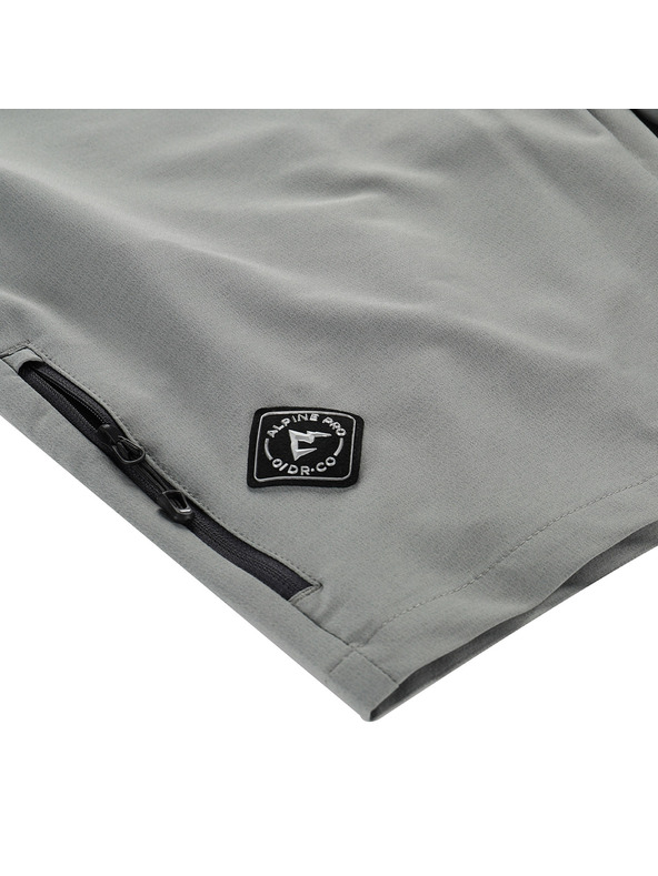 ALPINE PRO Pánske rýchloschnúce krátke nohavice ALPINE PRO ZAMB 4 shadow