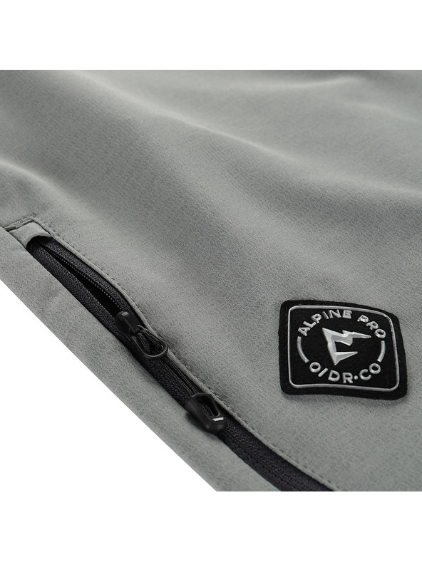 ALPINE PRO Pánske rýchloschnúce krátke nohavice ALPINE PRO ZAMB 4 shadow