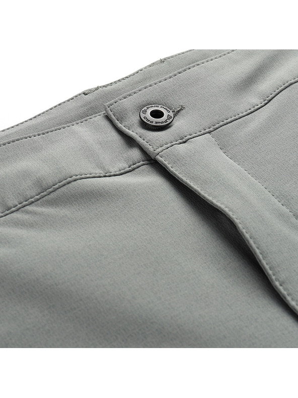 ALPINE PRO Pánske rýchloschnúce krátke nohavice ALPINE PRO ZAMB 4 shadow