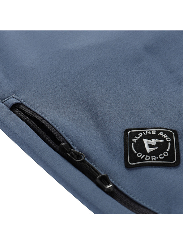 ALPINE PRO Pánske rýchloschnúce krátke nohavice ALPINE PRO ZAMB 4 dk.metal blue