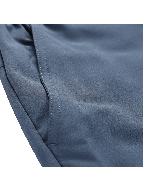 ALPINE PRO Pánske rýchloschnúce krátke nohavice ALPINE PRO ZAMB 4 dk.metal blue