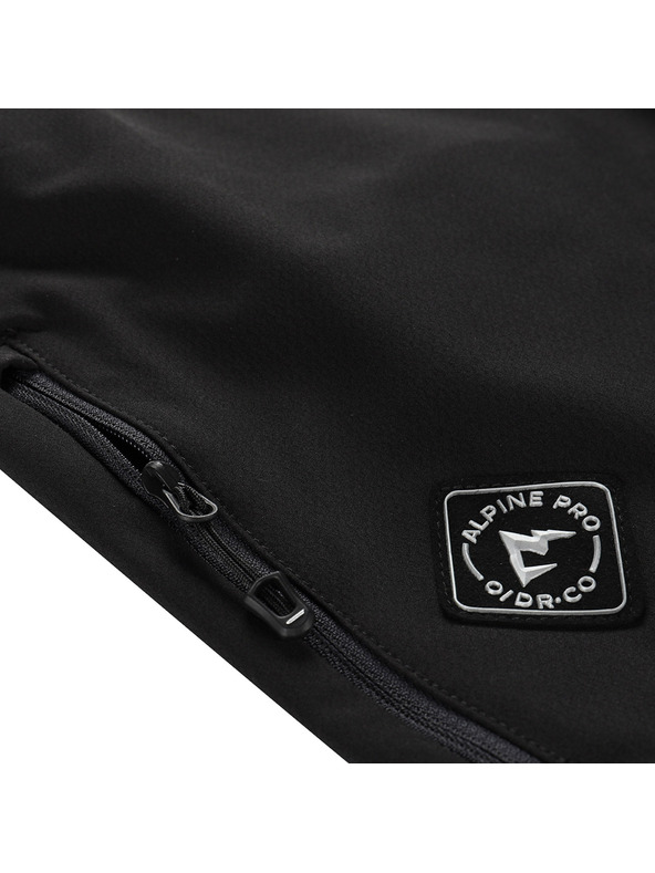 ALPINE PRO Pánske rýchloschnúce krátke nohavice ALPINE PRO ZAMB 4 black