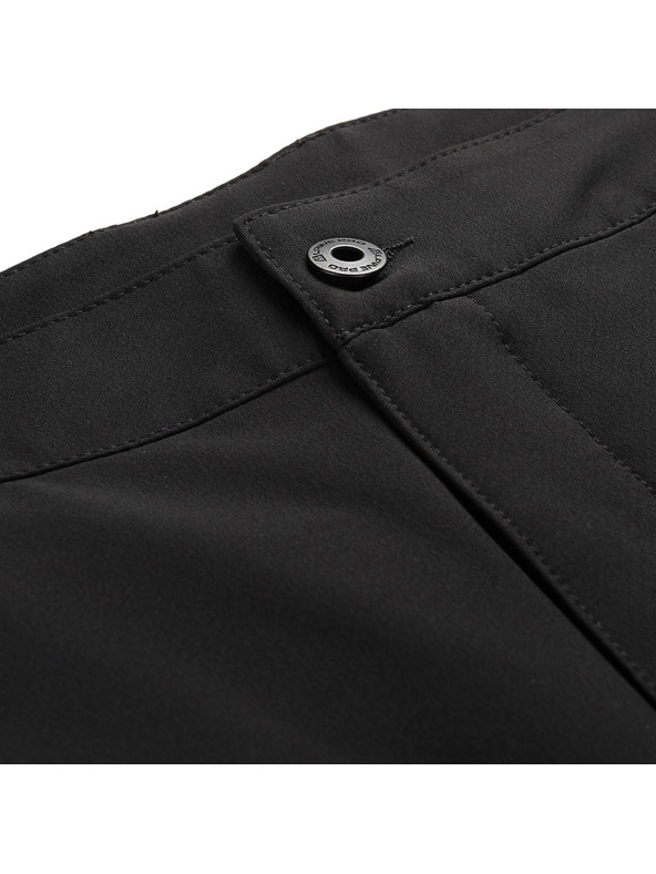 ALPINE PRO Pánske rýchloschnúce krátke nohavice ALPINE PRO ZAMB 4 black