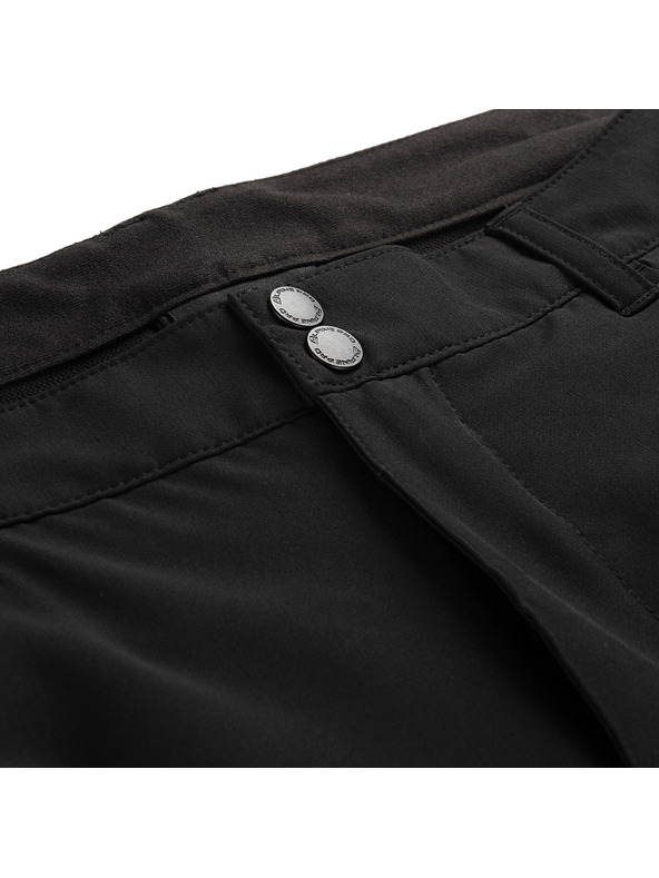 ALPINE PRO Pánske softshellové kraťasy s cool dry ALPINE PRO BAK 2 black