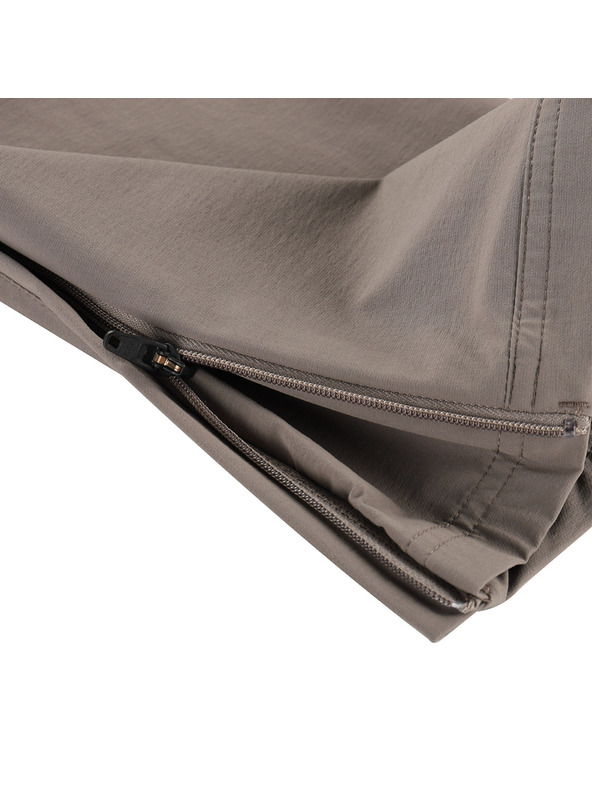 ALPINE PRO Pánske softshellové nohavice ALPINE PRO AKAN 3 driftwood