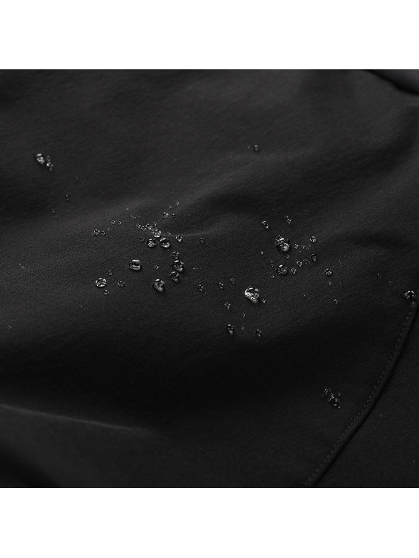 ALPINE PRO Pánske softshellové nohavice ALPINE PRO AKAN 3 black