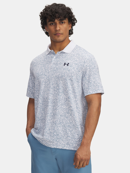 Under Armour Pánske tričko Under Armour UA Matchplay Printed Polo-WHT