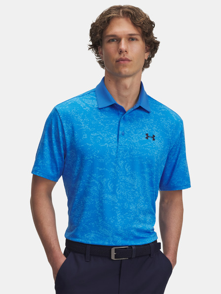 Under Armour Pánske tričko Under Armour UA Playoff 3.0 Printed Polo-BLU