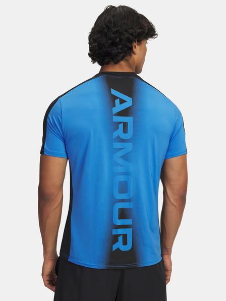 Under Armour Pánske tričko Under Armour UA HG Wordmark SS-BLU