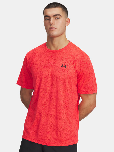 Under Armour Pánske tričko Under Armour UA Tech Tee Pixelate-RED