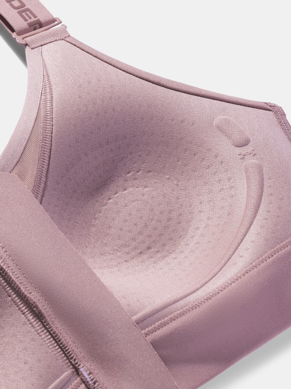 Under Armour Dámska podprsenka Under Armour UA Infinity High Zip 2.0 Bra-PNK