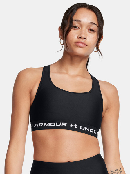 Under Armour Dámska podprsenka Under Armour Crossback Mid Bra-BLK