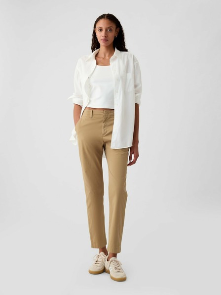 GAP Khaki nohavice Mid Rise downtown GAP