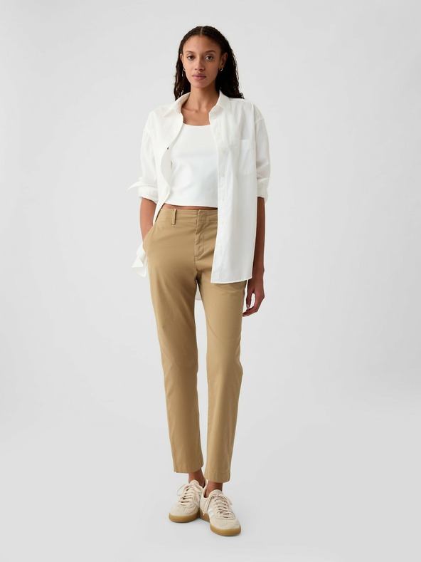 GAP Khaki nohavice Mid Rise downtown GAP