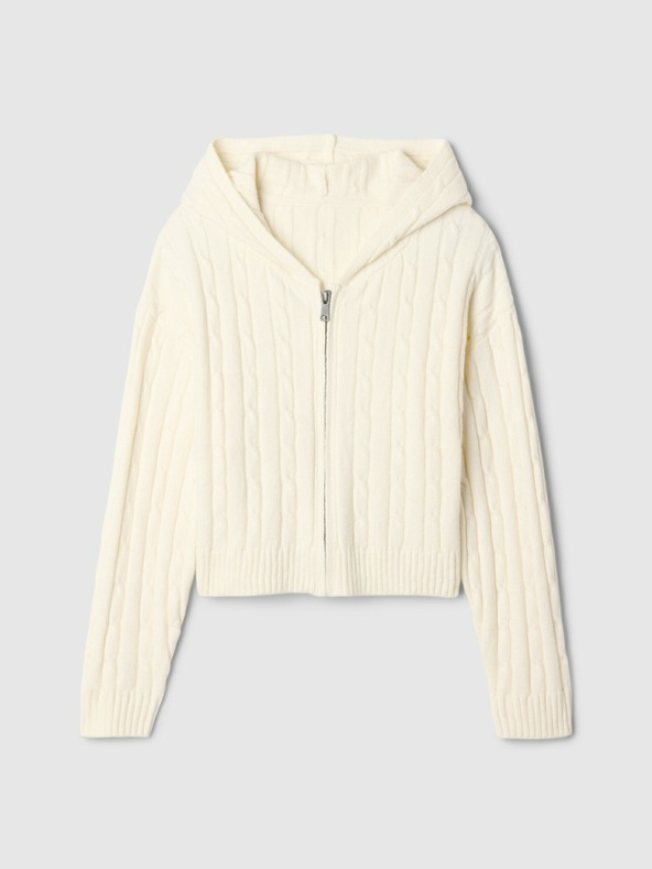 GAP Detský sveter na zips CashSoft GAP