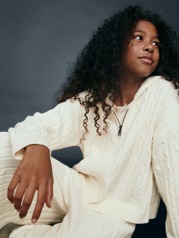 GAP Detský sveter na zips CashSoft GAP