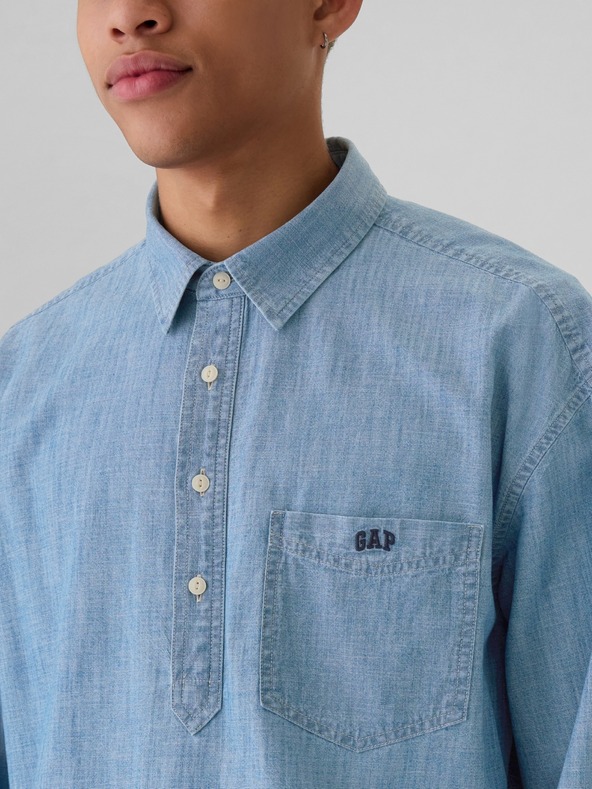 GAP Chambray košela s logom GAP