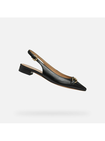 Geox Čierne dámske balerínky Geox Giselda 15