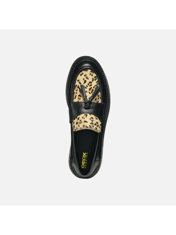 Geox Čierne dámske mokasíny Geox Serilda