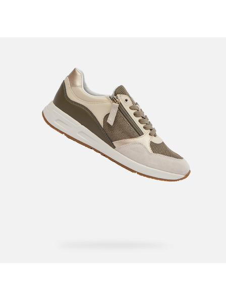 Geox Svetlozelené dámske tenisky Geox Bulmya