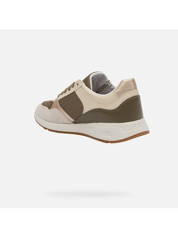 Geox Svetlozelené dámske tenisky Geox Bulmya