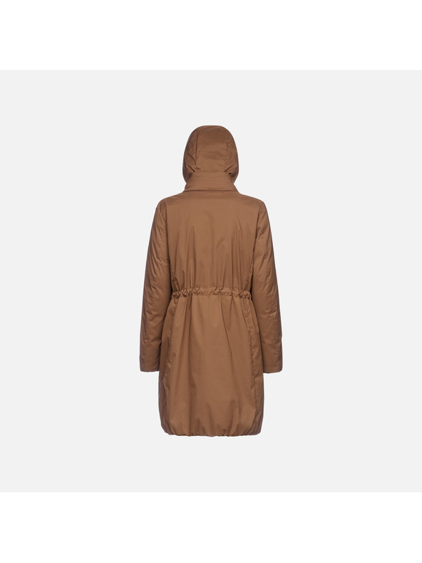 Geox Hnedý dámsky kabát Geox Eleana