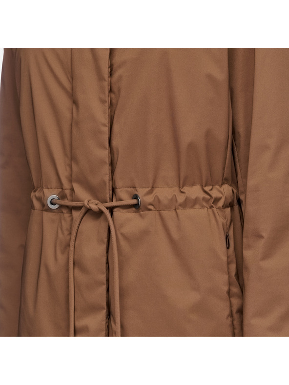 Geox Hnedý dámsky kabát Geox Eleana