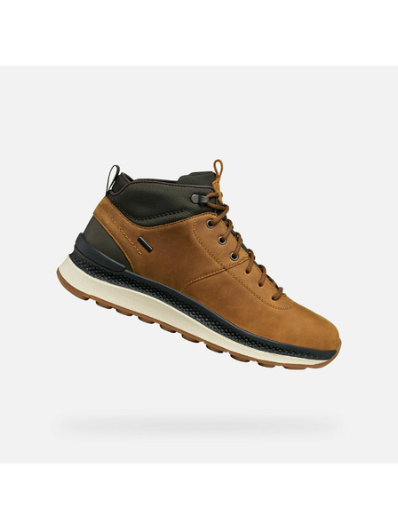 Geox Světle hnědá pánská kotníková obuv Geox Spherica Actif X2