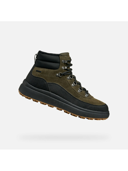 Geox Khaki pánske členkové topánky Geox Granito + Grip B A