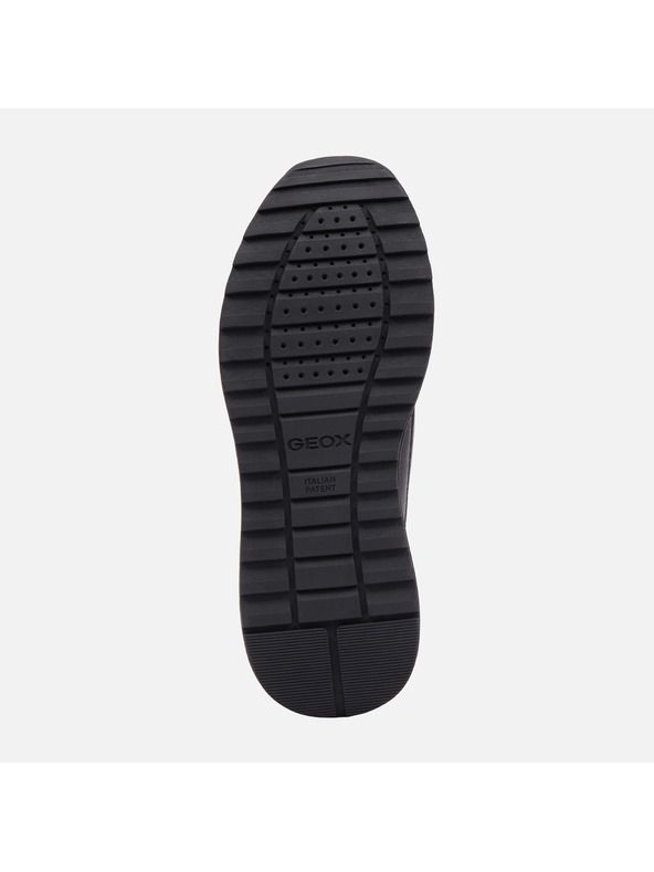 Geox Čierne pánske tenisky Geox Molveno